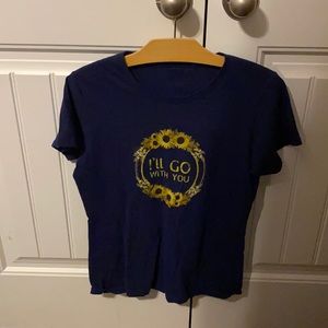 Twenty One Pilots shirt with My blood lyrics